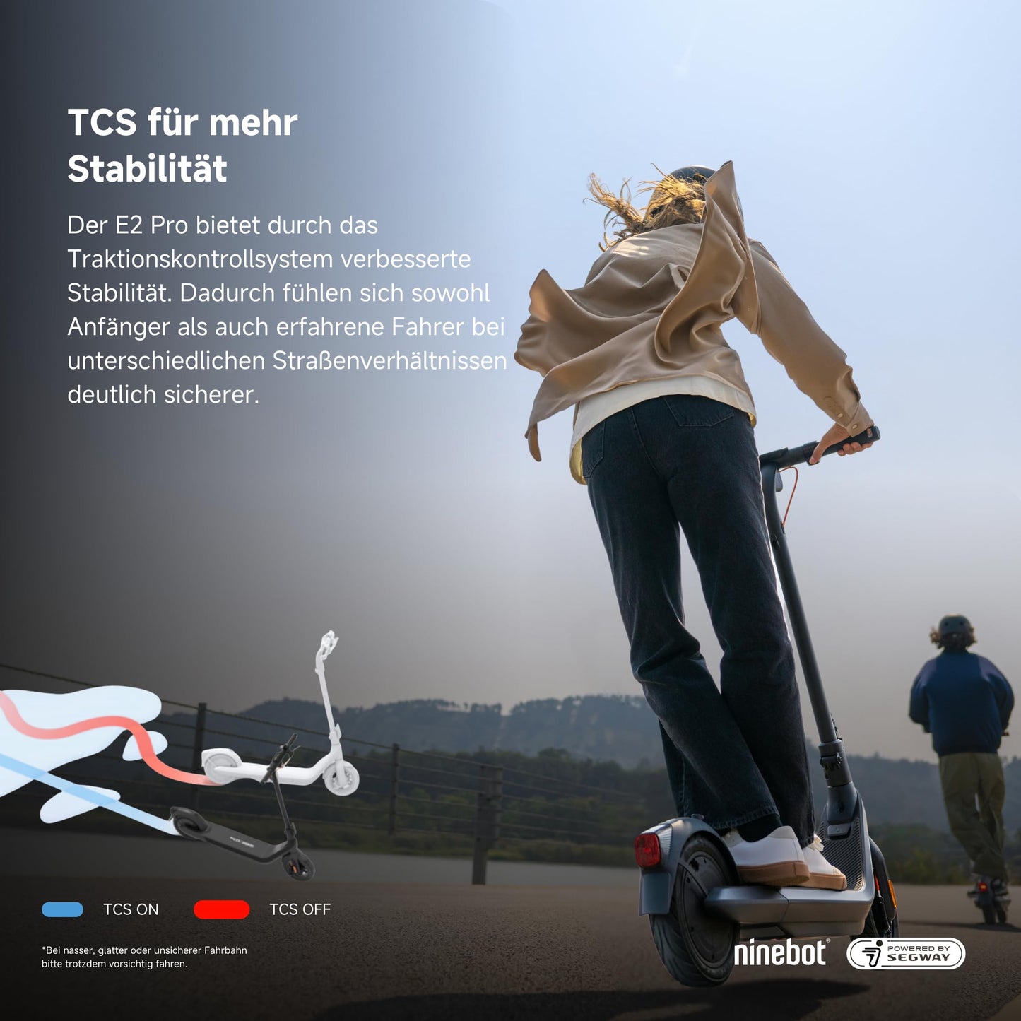 Segway-Ninebot E2 Pro D E-Scooter 35 km Reichweite